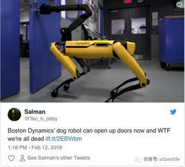 科技 波士頓動力逆天機(jī)器人又進(jìn)化了 機(jī)器狗合作開門